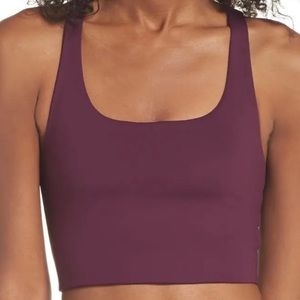 Girlfriend Collective Plum Paloma Racerback Bra